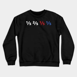 Math 1-5 2-5 1-5 1-5 - Funny Match Teacher Gift Shirt Crewneck Sweatshirt